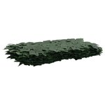 vidaXL Écran de balcon avec feuilles Vert foncé 300 x 150 cm