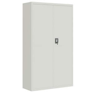 vidaXL Classeur gris clair 105x40x180 cm acier