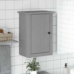 vidaXL Armoire murale de salle de bain BODO gris 44x30x60 cm