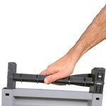 vidaXL Armoire en plastique 68x39x171 5 cm Design de rotin