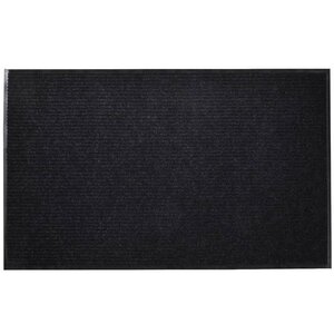 vidaXL Tapis d'entrée noir 90 x 150 cm PVC
