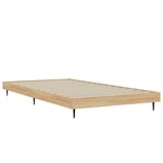 vidaXL Cadre de lit sans matelas chêne sonoma 100x200 cm