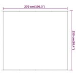 vidaXL Auvent vertical Vert clair 250x270 cm Tissu oxford