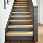 vidaXL Marches d'escalier 2 Pièces non traité bois de chêne massif