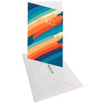 Carte De Voeux Merci - Peinture Multicolore - Draeger paris