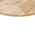 vidaXL Dessus de table rond Ø60x2 cm bois massif d'acacia