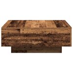vidaXL Table basse Bois ancien 80 x 80 x 31 cm Bois d'ingénierie