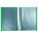 Protège-documents En Polypropylène 5/10e Opak Pochettes Cristal 100 Vues - A4 - Vert Clair - Exacompta