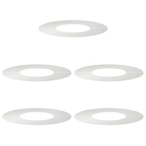 vidaXL Anneaux d'arbre plats 5 Pièces Argent Ø30 / 60 cm Acier inoxydable
