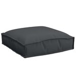 vidaXL Coussin pour assise de palette 6 Pièces Noir 40 x 40 x 8 cm