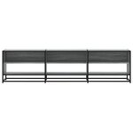 vidaXL Meuble TV sonoma gris 180x40x46 cm bois d'ingénierie