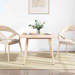 vidaXL Dessus de table 80x80x2 5 cm bois de pin massif