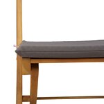 vidaXL Chaises de bistrot d'extérieur 2 Pièces Gris foncé 40 x 53 x 80 cm
