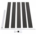 vidaXL Clôture de jardin WPC 175x105 cm Gris
