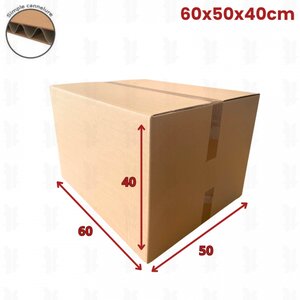 100 cartons caisses américaines 60x50x40 spécial GLS