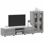 vidaXL Ensemble meuble TV FLORIN Gris Sonoma Bois d'ingénierie