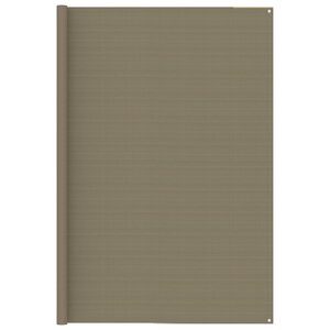vidaXL Tapis de tente 250x350 cm Taupe