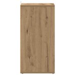 vidaXL Armoire à chaussures chêne artisanal bois d'ingénierie