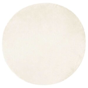 vidaXL Tapis en Peau de Mouton Synthétique Blanc 200 x 200 cm