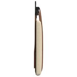 vidaXL Tête de lit suspendue Crème PU antique