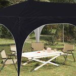 vidaXL Tente de fête pop-up 575 x 288 x 245 cm Anthracite Tissu Oxford