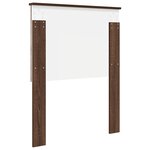 vidaXL Tête de lit avec tête de lit Chêne brun 75 cm Bois d'ingénierie