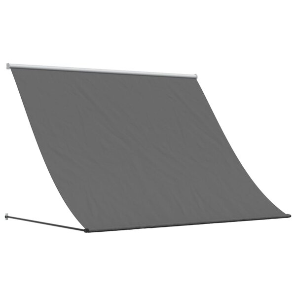 vidaXL Auvent rétractable anthracite 250x150 m tissu et acier