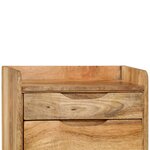 vidaXL Table de chevet Bois de manguier massif 40 x 30 x 59 5 cm