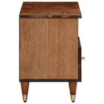 vidaXL Meuble TV 80x33x46 cm bois massif de manguier