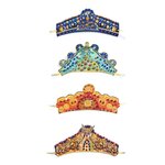 Djeco DJ07909 - Diadèmes mosaïques à décorer
