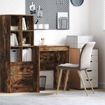 vidaXL Bureau Chêne fumé 60 x 50 x 76 cm Bois d'ingénierie