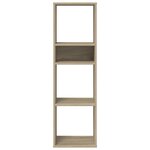 vidaXL Bibliothèque chêne sonoma 34x31x112 cm bois d'ingénierie