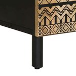 vidaXL Buffet 60x33 5x75 cm bois de manguier brut massif