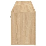 vidaXL Meubles TV muraux 2 Pièces chêne sonoma 80x30x41 cm