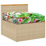 vidaXL Coussin Palettes pour Siège Jungle Tropical 70x70x12 cm  Tissu Oxford