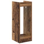 vidaXL Support de Plante 2 pièces Bois ancien 30 x 30 x 80 cm