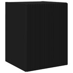 vidaXL Meuble TV mural Noir 30 x 31 x 40 cm Bois d'ingénierie