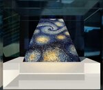 Pièce de monnaie en Argent 5 Cedis g 31.1 (1 oz) Millésime 2025 3D Optical Illusion STARRY NIGHT 3D (PRÉCOMMANDE)