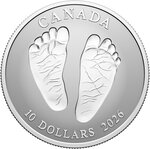 Monnaie WELCOME TO THE WORLD Argent 10$ Canada 2026