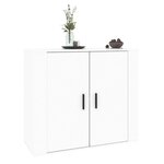vidaXL Buffet Blanc 80x33x70 cm Bois d'ingénierie
