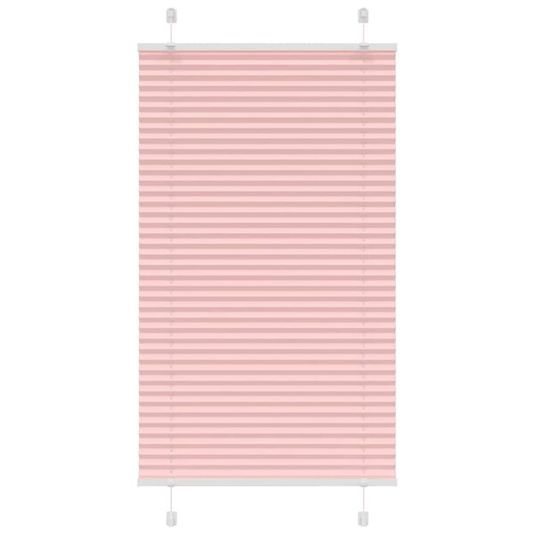 vidaXL Store plissé rose 75x100 cm largeur du tissu 74 4 cm polyester