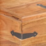 vidaXL Coffre 40x40x40 cm Bois d'acacia solide