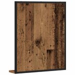 vidaXL Miroir de salle de bain avec miroir Bois ancien 50 x 12 x 60 cm
