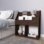 vidaXL Porte-revue pour enfants Chêne fumé Bois d’ingénierie