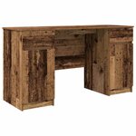 vidaXL Bureau Bois ancien 140 x 49 x 76 cm Bois d'ingénierie