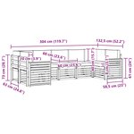 vidaXL Ensemble de canapés d'extérieur 7 pc Naturel et Beige