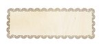 Plat Rectangle Dentelle Bois 36*13 Cm
