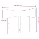 vidaXL Tête de lit cire marron 135 cm bois massif de pin