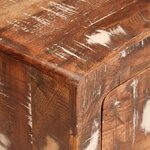 vidaXL Table d'appoint Marron 40 x 32 x 46 cm Bois Recyclé Solide