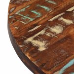vidaXL Table à manger 110x75 cm Bois massif de récupération